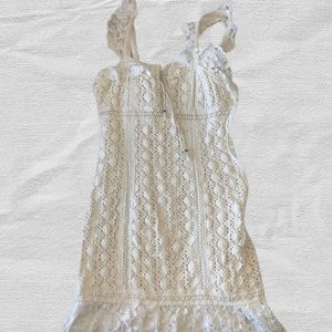 Free People White Lace Dress